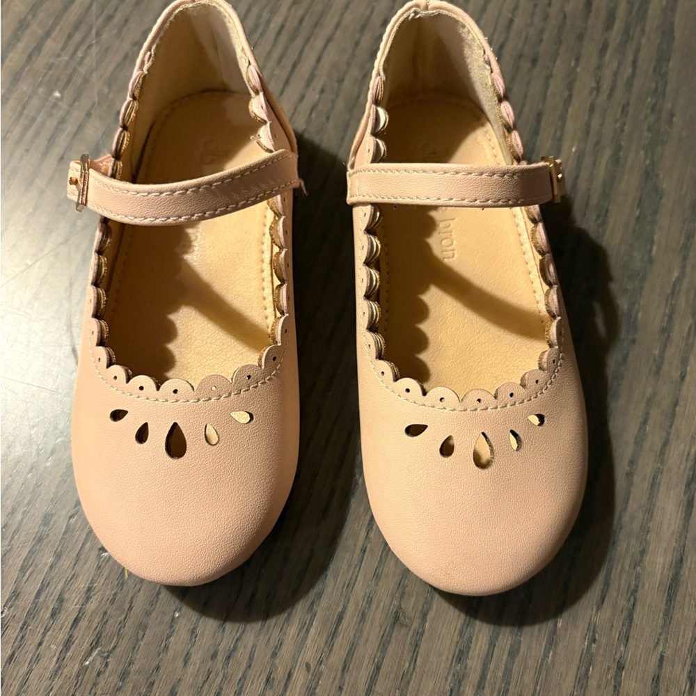 Thee Bron Girls' Mary Jane Dress Shoes - light pink/nude